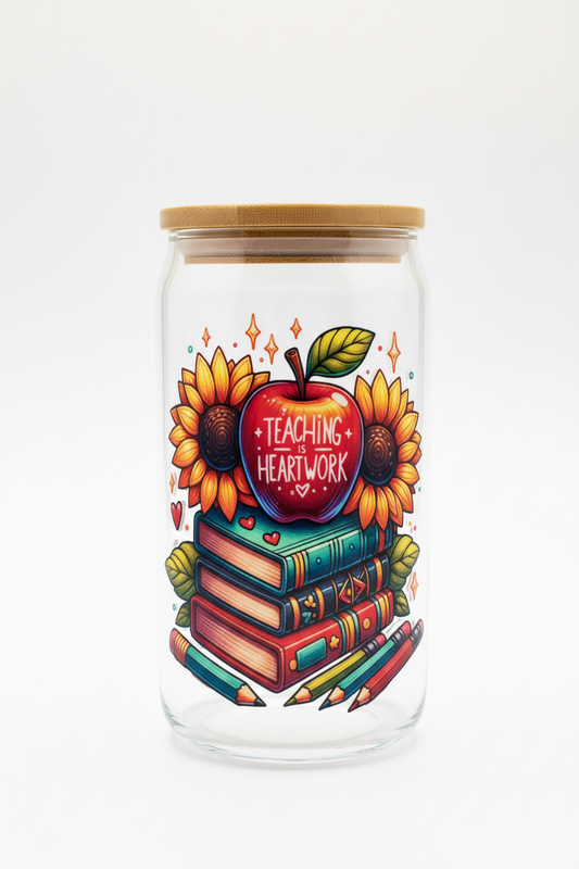 Teacher 3 Libby Glass Tumbler