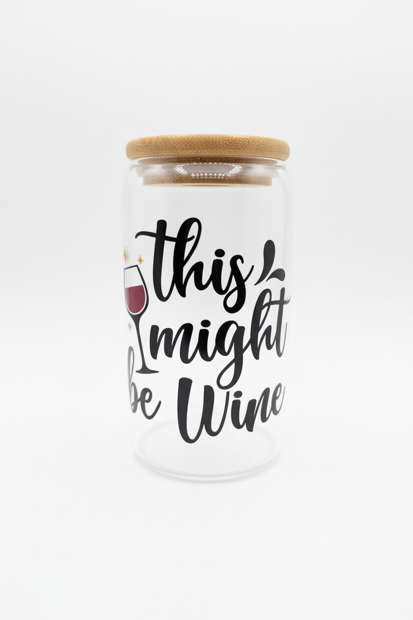 This Might Be Wine white background